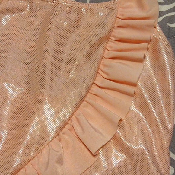 Cat & Jack pink shimmery bathing suit size 7/8 - Picture 3 of 4
